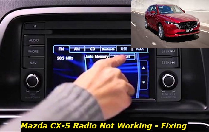 mazda cx-5 radio not working
